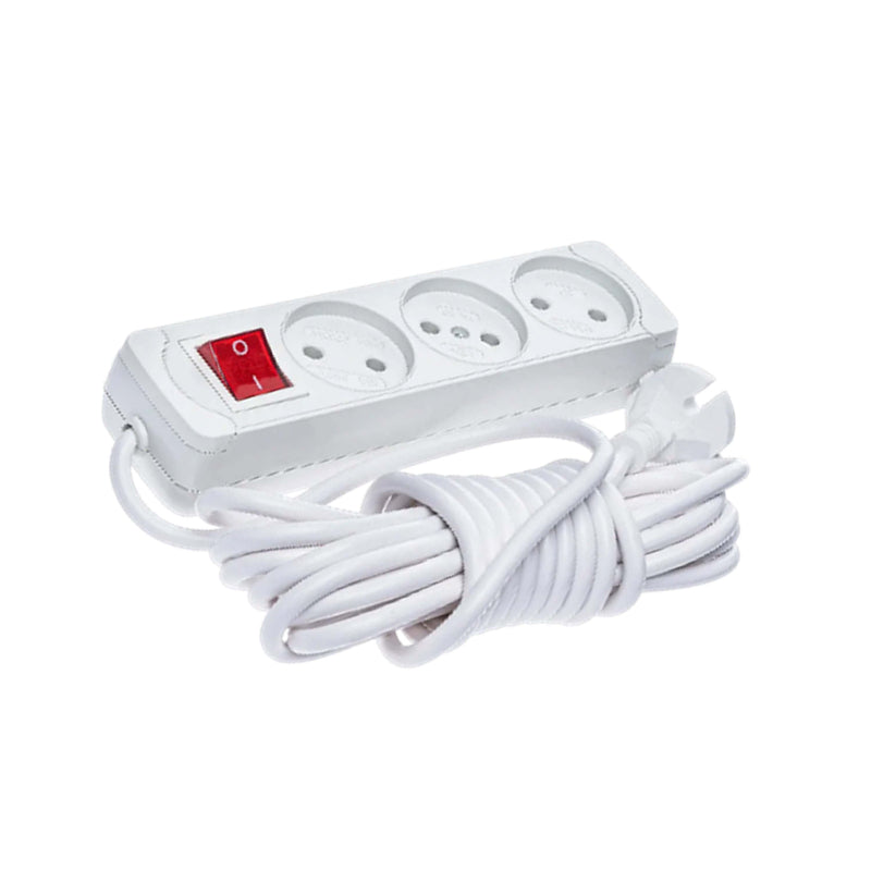 ELEKTRİK UZADICI 3 LÜ İŞIQLI 3M 34-9-40