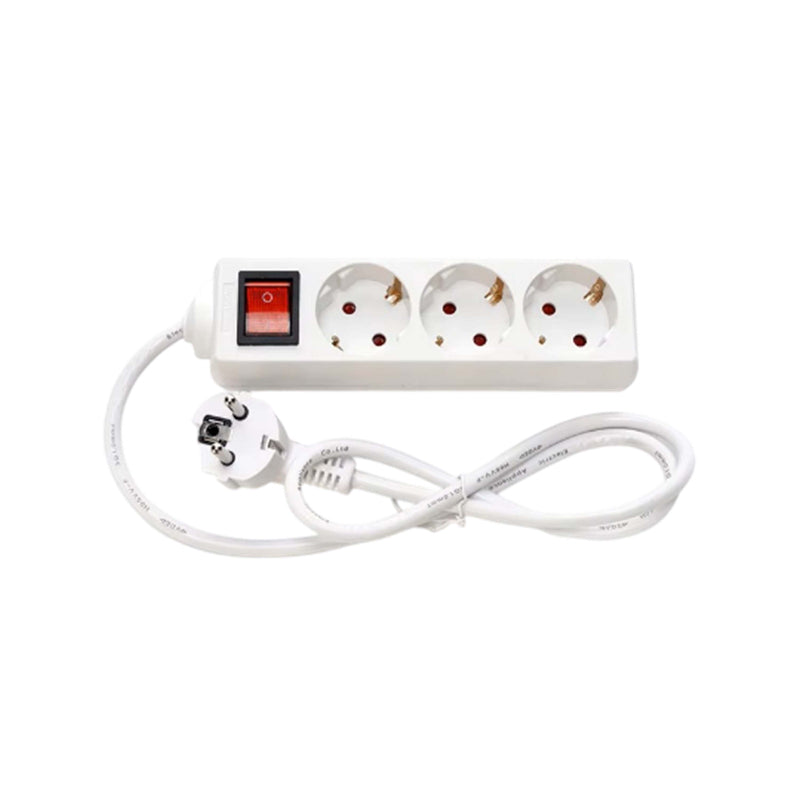 ELEKTRİK UZADICI DƏRİN 3 LÜ  İŞIQLI 10M 34-9-65