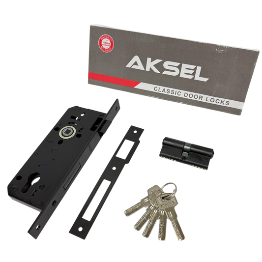 AKSEL KİLİD MEXANİZMİ ROZET 45LİK 24SM 34-7-11