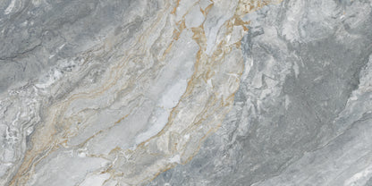 VOLTA GREY GOLDEN GLOSSY CARVING (60x120)