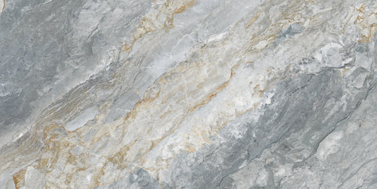 VOLTA GREY GOLDEN GLOSSY CARVING (60x120)