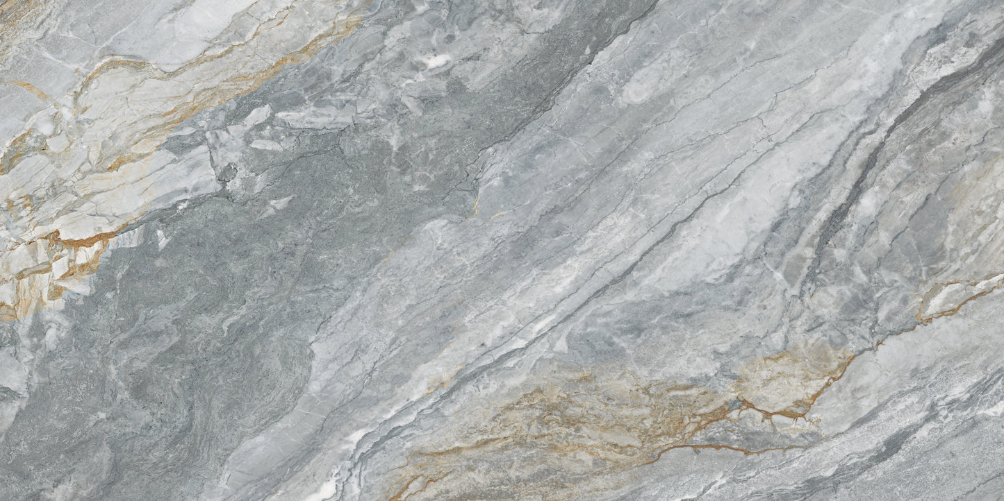 VOLTA GREY GOLDEN GLOSSY CARVING (60x120)