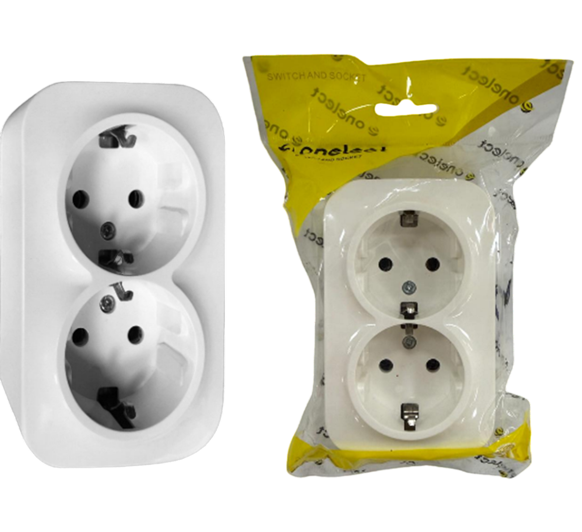 ROZETKA ONELECT ÇÖL 2Lİ AĞ DƏRİN 34-32-8