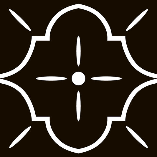 LUNA BLACK MATT (30x30)